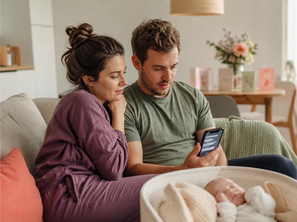 Iemand steunen die net een baby heeft