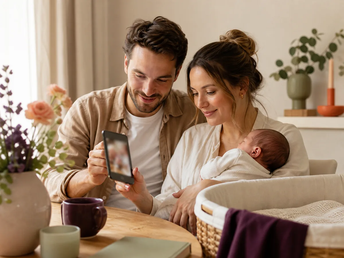 Foto's van je baby delen: privacy en afspraken