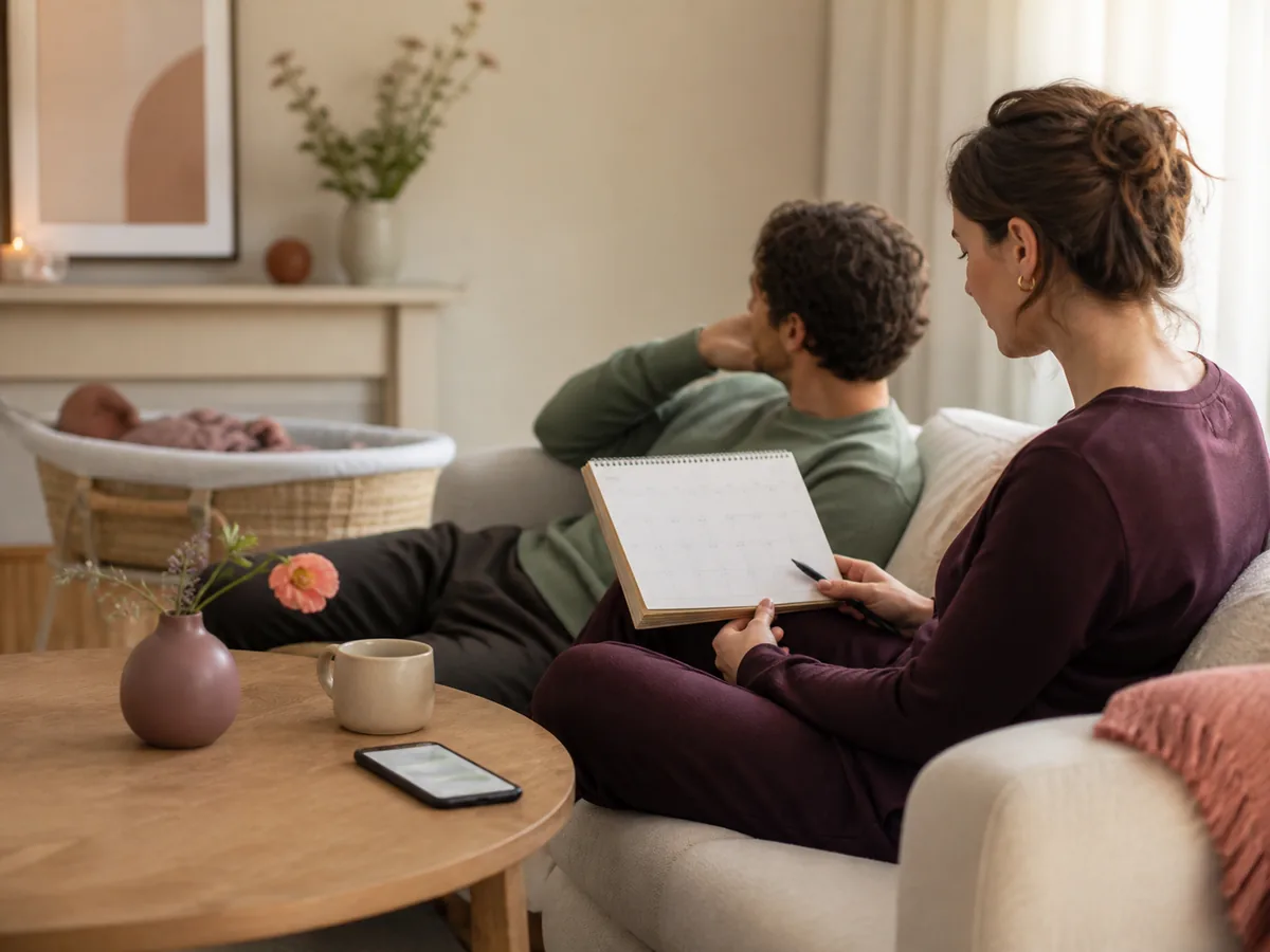 Ouders die kraamvisite rustig plannen